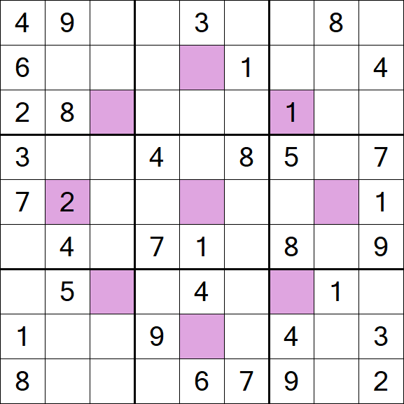 Asterisk Sudoku - Medium
