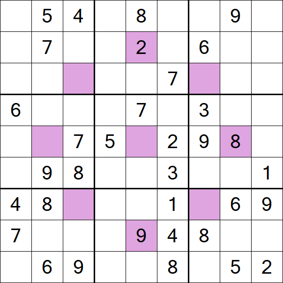 Asterisk Sudoku - Moyen