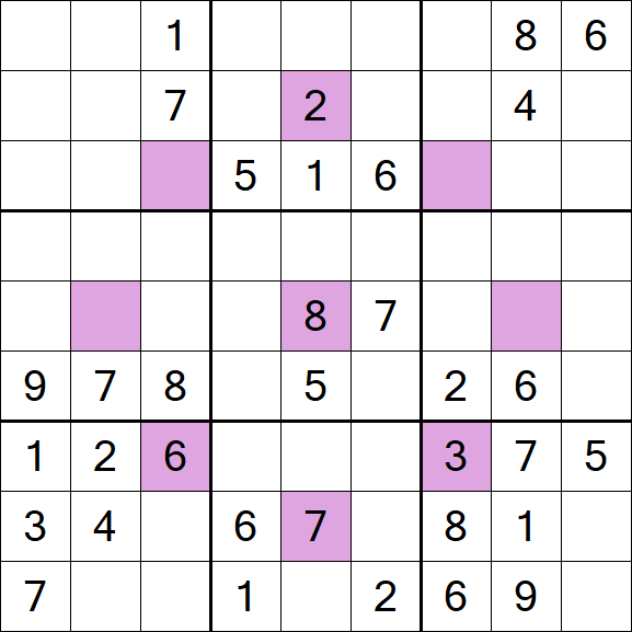 Asterisk Sudoku - Moyen