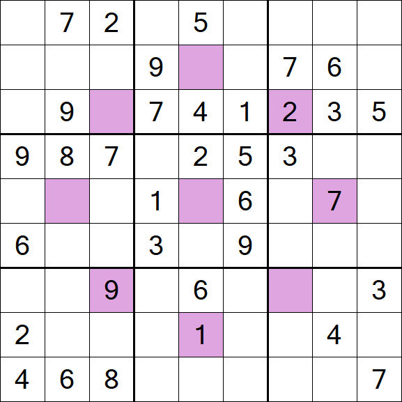 Asterisk Sudoku - Moyen