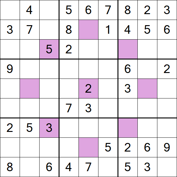 Asterisk Sudoku - Moyen