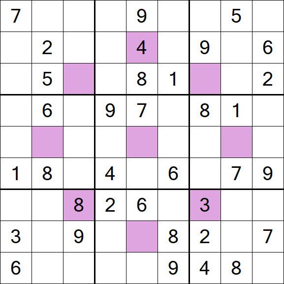 Asterisk Sudoku - Moyen