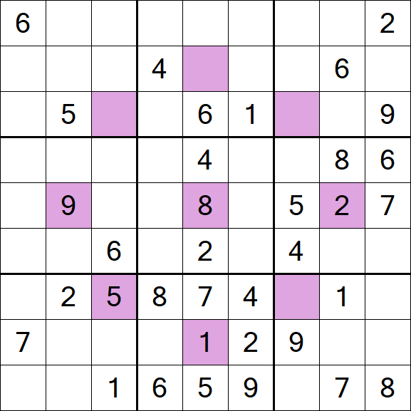 Asterisk Sudoku - Moyen