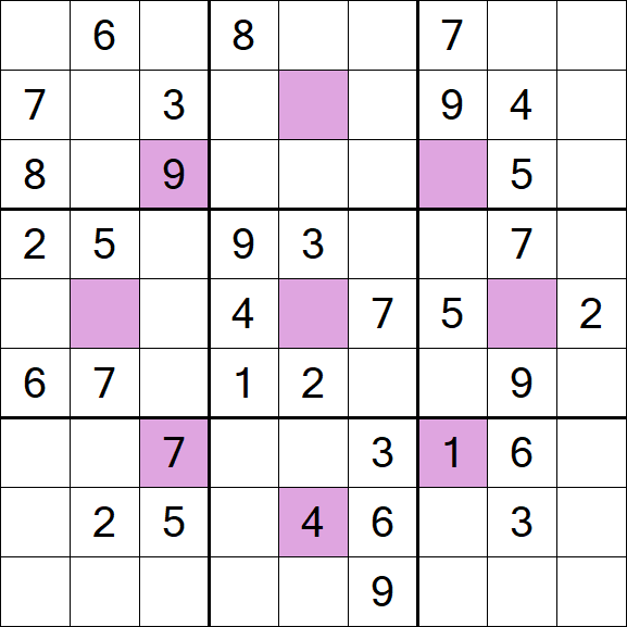 Asterisk Sudoku - Moyen