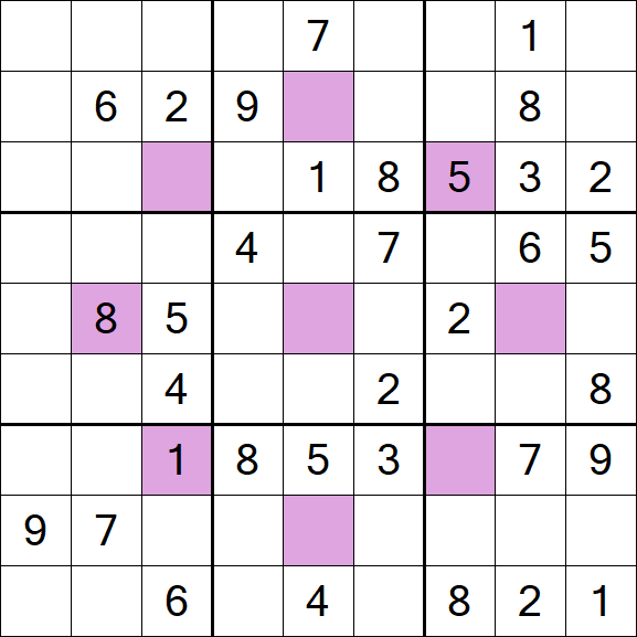 Asterisk Sudoku - Moyen