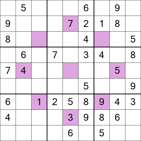 Asterisk Sudoku - Medium