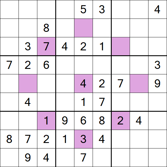 Asterisk Sudoku - Moyen