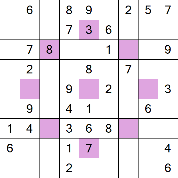 Asterisk Sudoku - Moyen