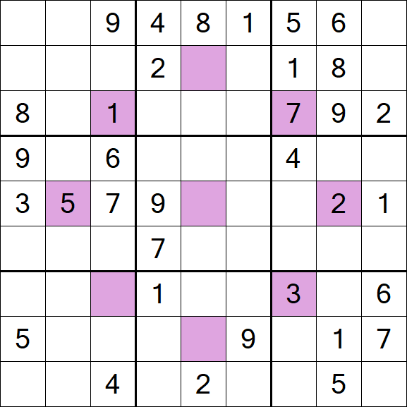 Asterisk Sudoku - Moyen