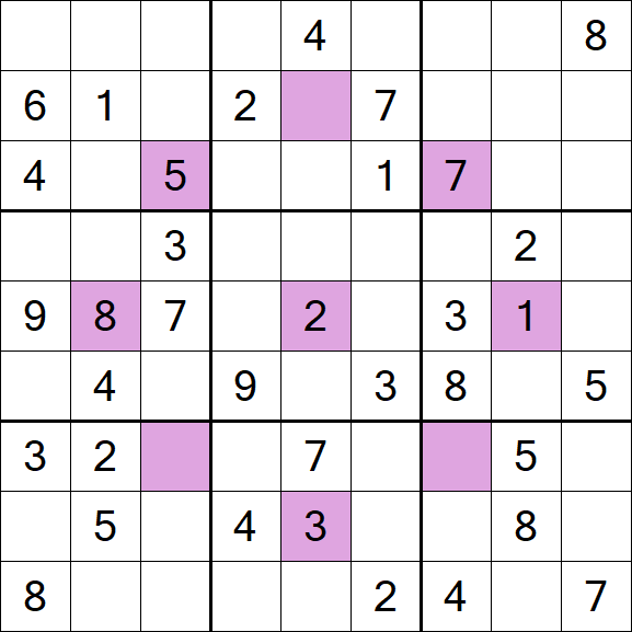 Asterisk Sudoku - Moyen