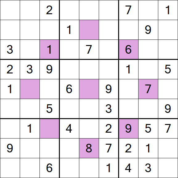 Asterisk Sudoku - Moyen
