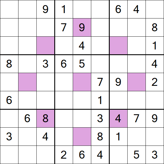 Asterisk Sudoku - Moyen