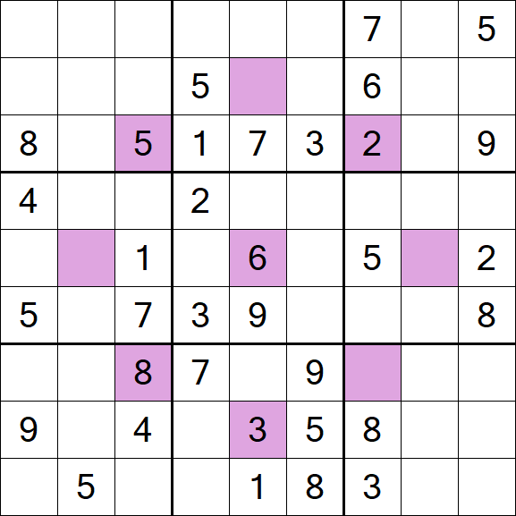 Asterisk Sudoku - Moyen