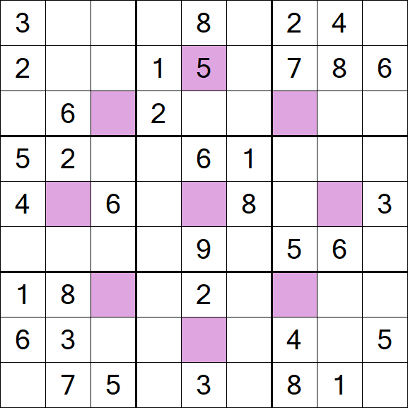 Asterisk Sudoku - Moyen