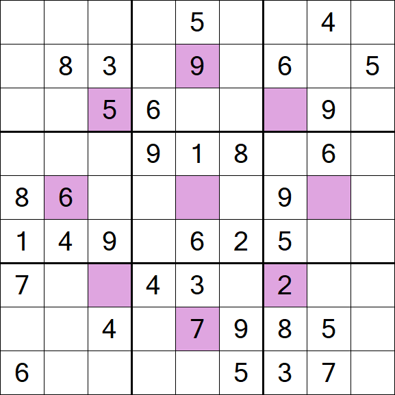 Asterisk Sudoku - Moyen