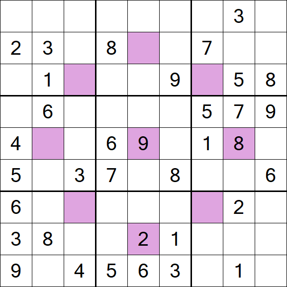 Asterisk Sudoku - Moyen