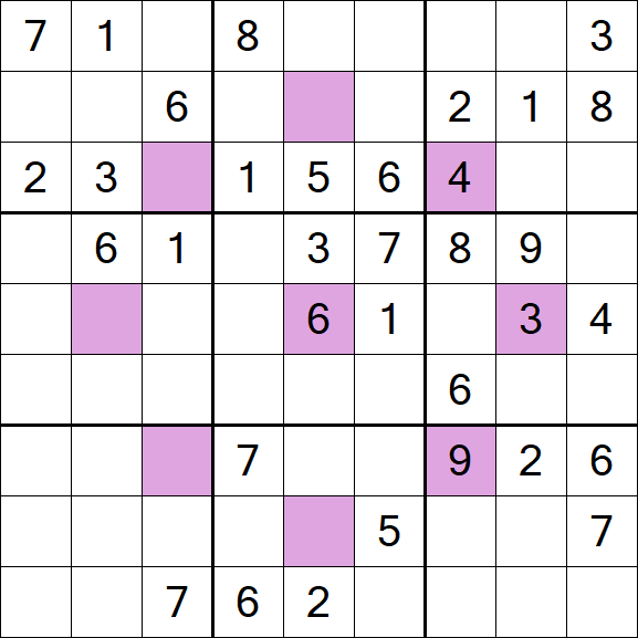 Asterisk Sudoku - Moyen