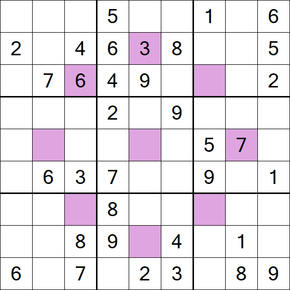 Asterisk Sudoku - Moyen