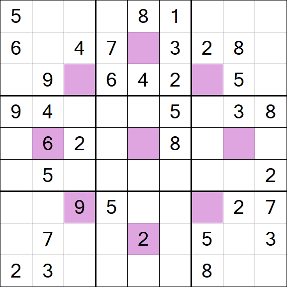 Asterisk Sudoku - Moyen