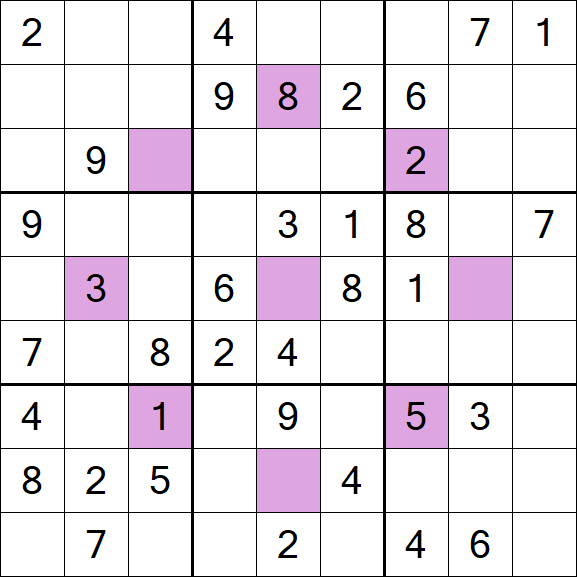Asterisk Sudoku - Moyen