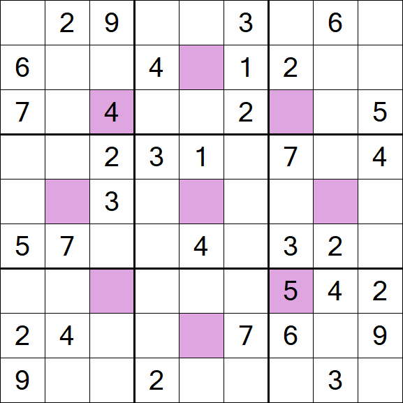 Asterisk Sudoku - Moyen