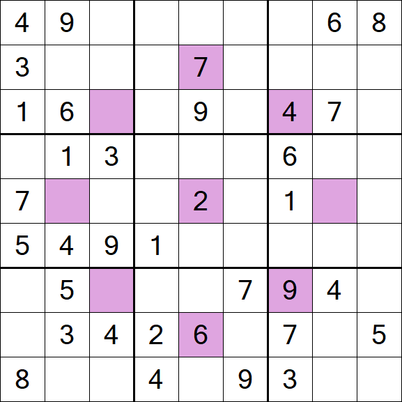 Asterisk Sudoku - Moyen