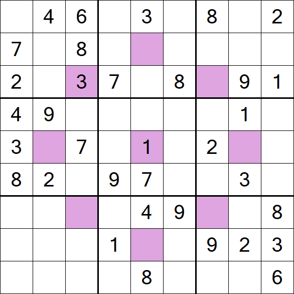 Asterisk Sudoku - Moyen
