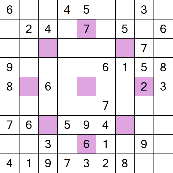 Asterisk Sudoku - Moyen