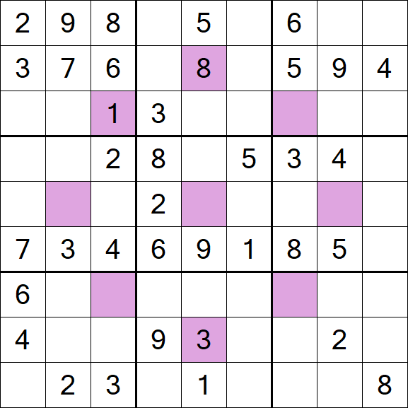 Asterisk Sudoku - Moyen