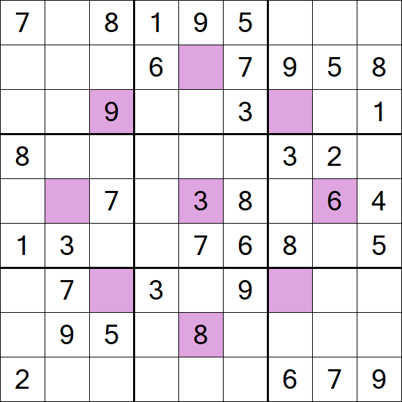 Asterisk Sudoku - Moyen