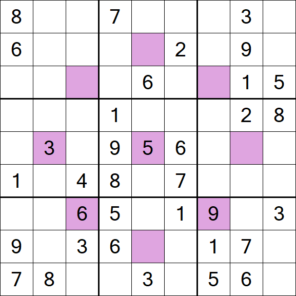 Asterisk Sudoku - Moyen