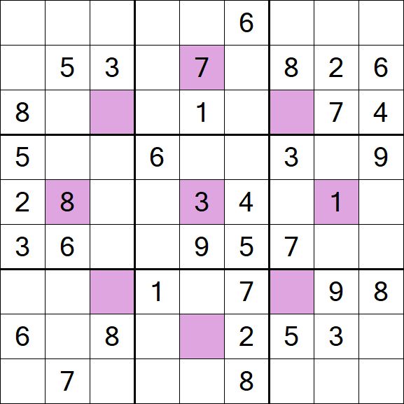 Asterisk Sudoku - Medium