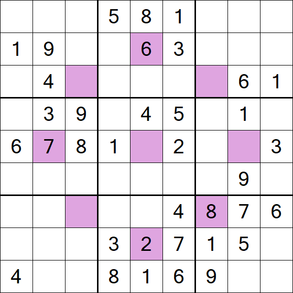 Asterisk Sudoku - Medio
