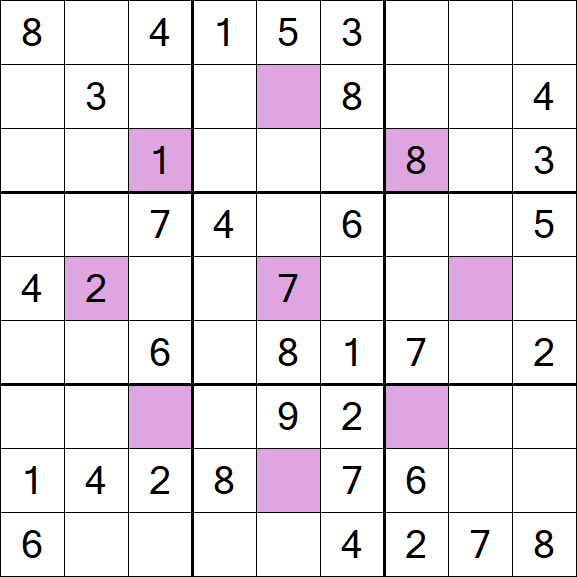Asterisk Sudoku - Moyen