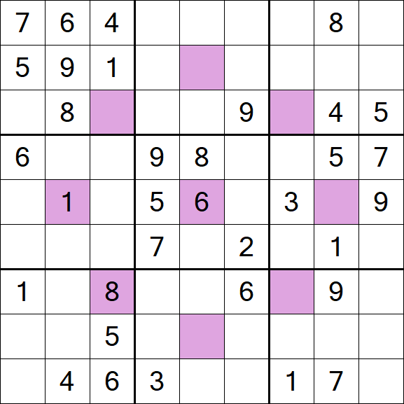 Asterisk Sudoku - Moyen