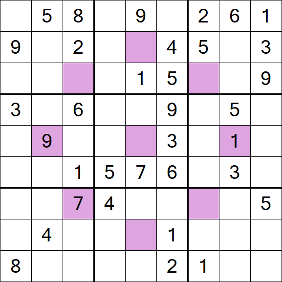 Asterisk Sudoku - Medio