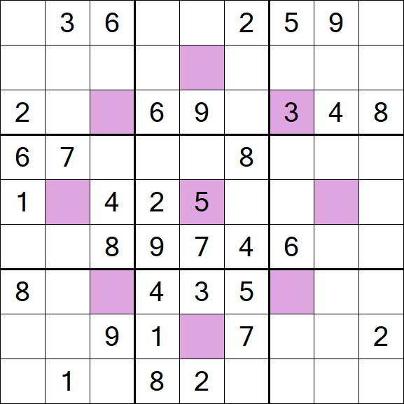 Asterisk Sudoku - Mittel