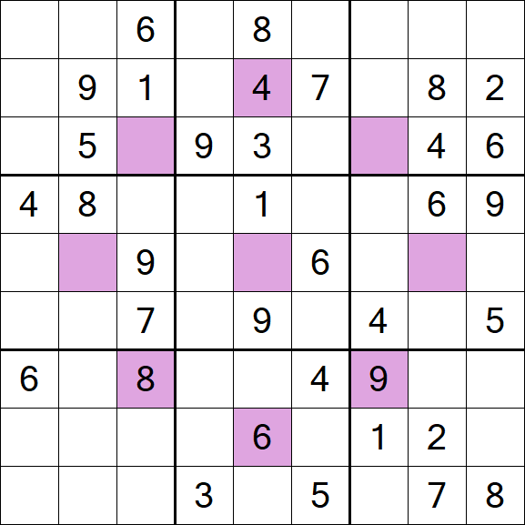 Asterisk Sudoku - Mittel