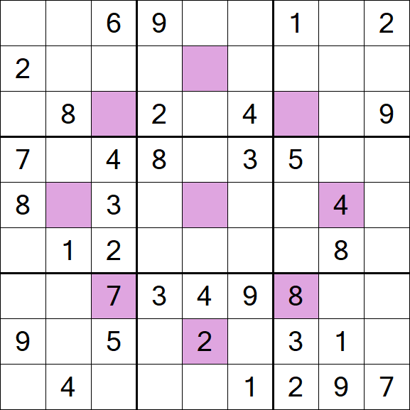 Asterisk Sudoku - Medium