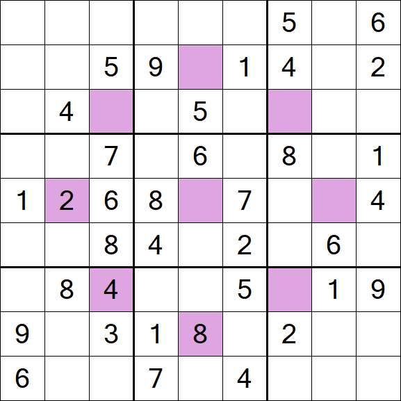 Asterisk Sudoku - Mittel