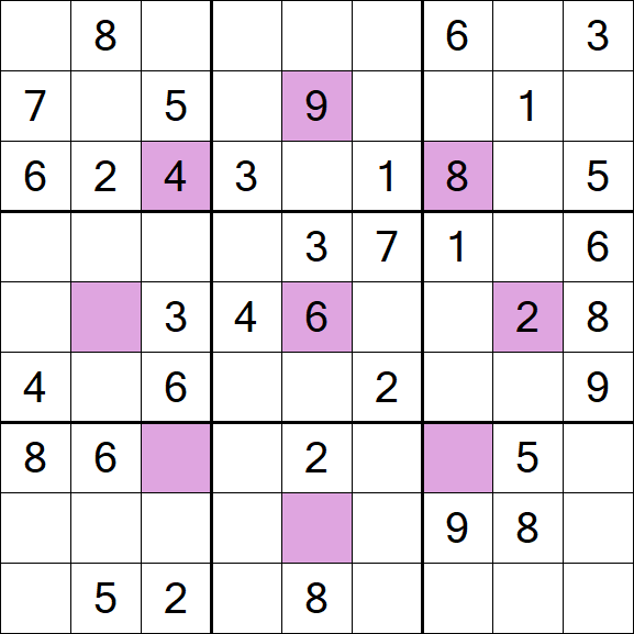 Asterisk Sudoku - Mittel