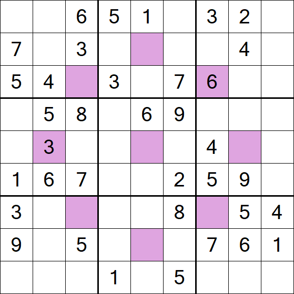 Asterisk Sudoku - Mittel