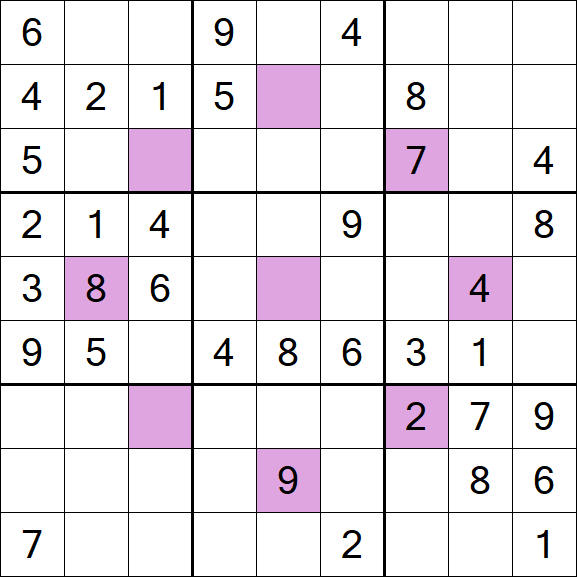 Asterisk Sudoku - Medium