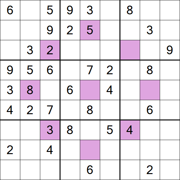 Asterisk Sudoku - Moyen