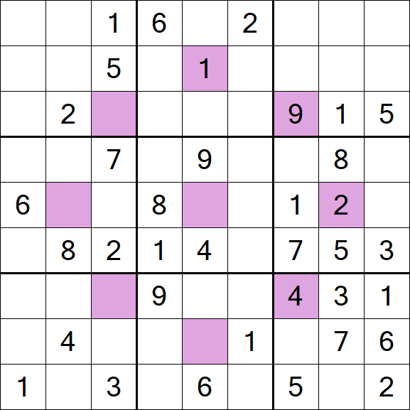 Asterisk Sudoku - Moyen