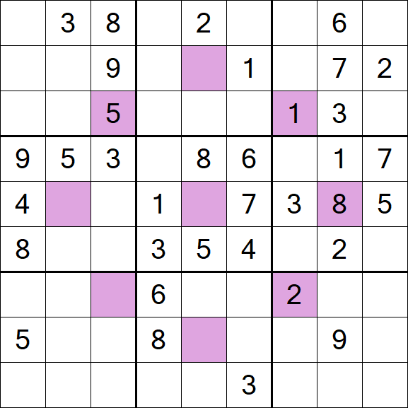Asterisk Sudoku - Moyen