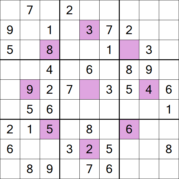 Asterisk Sudoku - Moyen