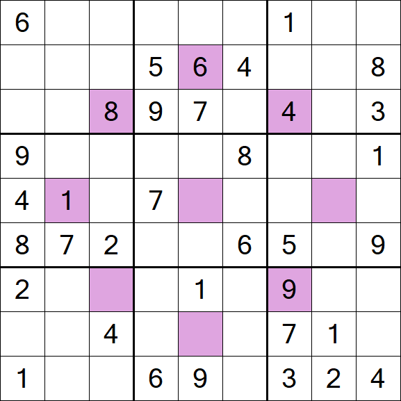 Asterisk Sudoku - Medium