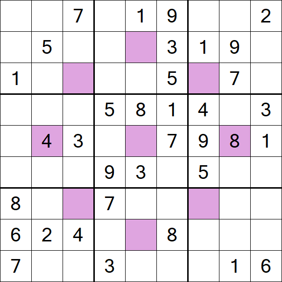 Asterisk Sudoku - Medio