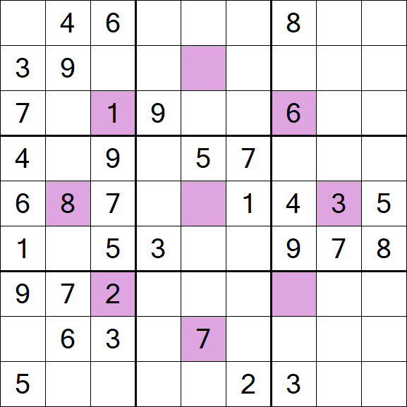 Asterisk Sudoku - Medio